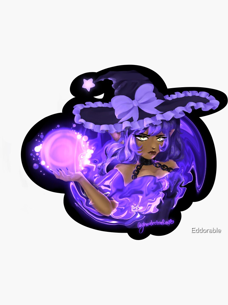 "Royale High Crystal Ball Witch" Sticker for Sale by Eddorable Redbubble