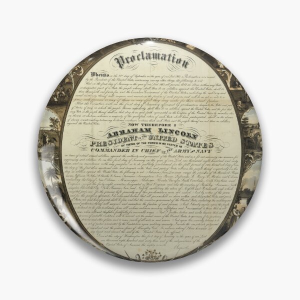 Item preview, Emancipation Proclamation (1864) designed and sold by allhistory.