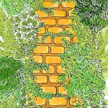 Artwork thumbnail, Yellow Brick Road - Find joy in the journey, your freedom, challenge by SajuArtZen