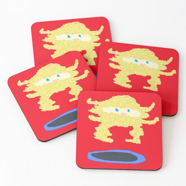 Item preview, Yellow sheep girl on trampoline designed and sold by headtrackerart.