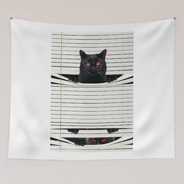 Item preview, Black Cat Climping Window Funny Cat gift designed and sold by Douglafa.