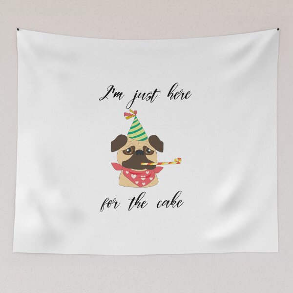 Item preview,  I’m just here for the cake , funny dog birthday gifts , cool present for friends  designed and sold by DANT-shirts.