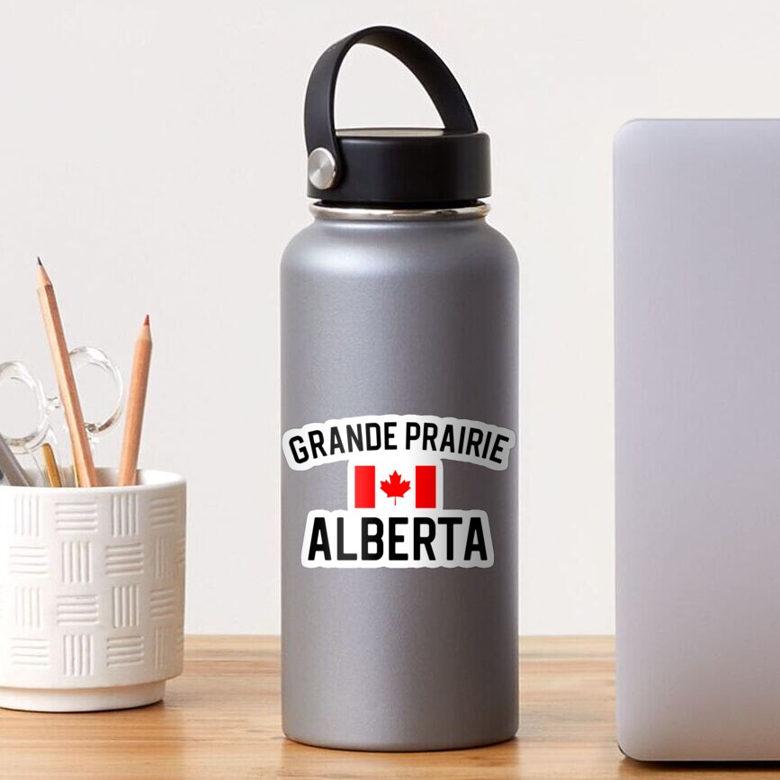 "Grande Prairie Sticker Alberta Sticker Grande Prairie Alberta Sticker
