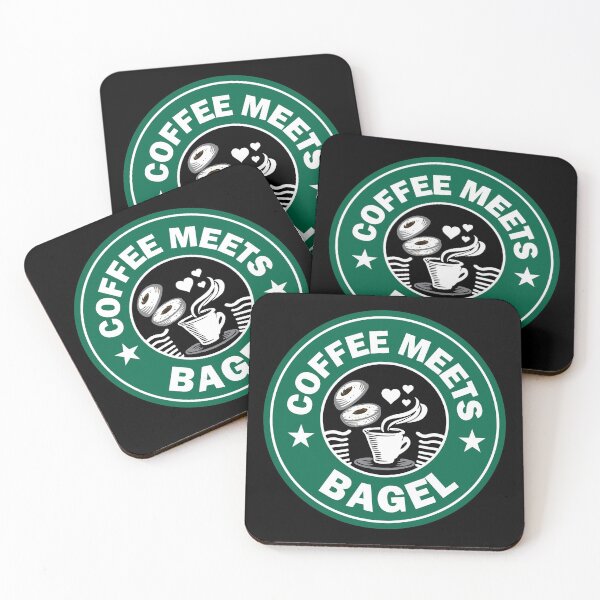 Item preview, Coffee meets Bagel - Gifts for Coffee Lover, Gifts for Bagel Lover, Coffee and Bagel Design designed and sold by trendistic.