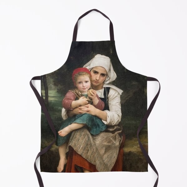 Item preview, breton brother and sister art piece designed and sold by schoolarts.