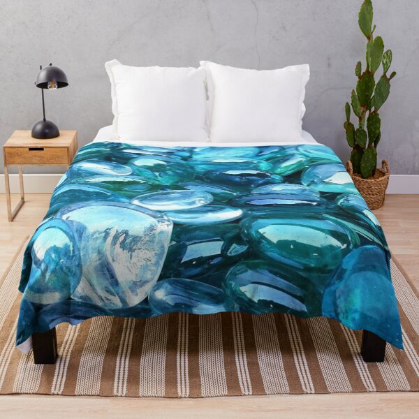 Item preview, Overlook The Bay at These Beautiful Blue Pieces of Glass - Modern Glass Gifts designed and sold by FreedomUniverse.