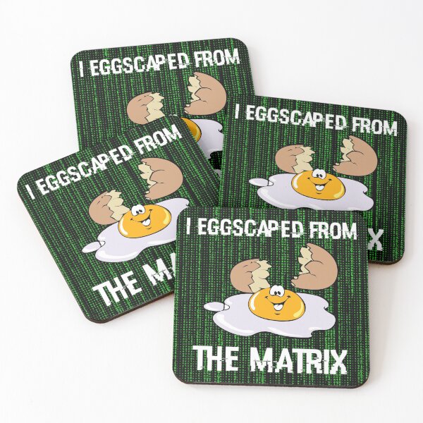 Item preview, I EGGSCAPED FROM THE MATRIX designed and sold by enigma3a.