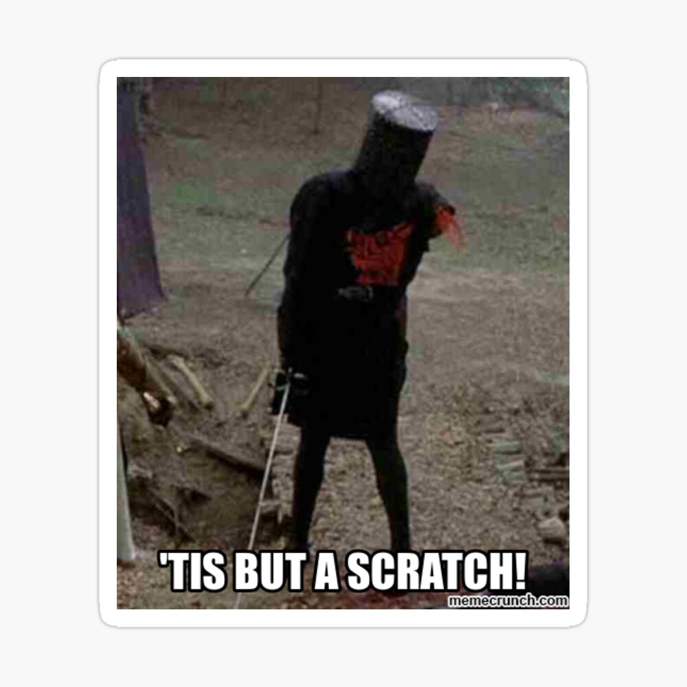 Tis But a Scratch - Monty Python And The Holy Grail - Magnet