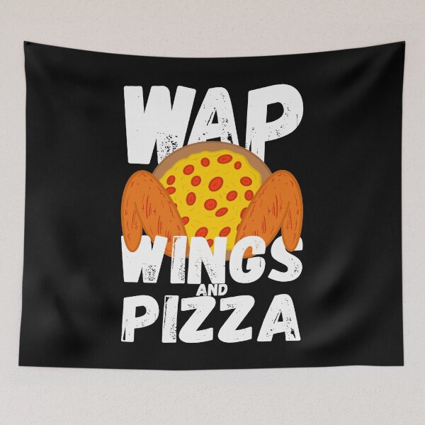 Item preview, W.A.P. Funny Food Chicken Wing Wings And Pizza WAP designed and sold by wrestletoys.