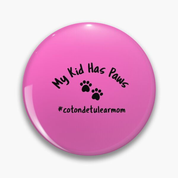 Item preview, My Kid has Paws (coton de tulear mom hashtag) designed and sold by CactusFamily.