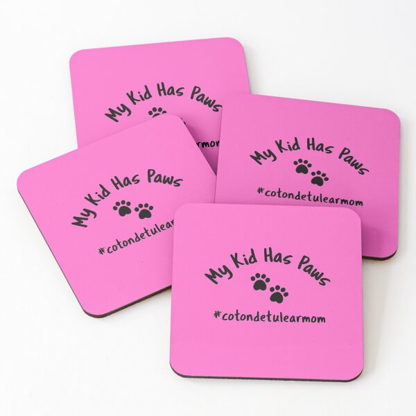 Item preview, My Kid has Paws (coton de tulear mom hashtag) designed and sold by CactusFamily.
