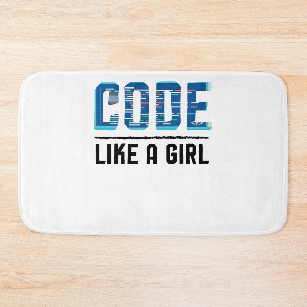 Item preview, Code Like A Girl, Female Coder Gift designed and sold by Noussairox.