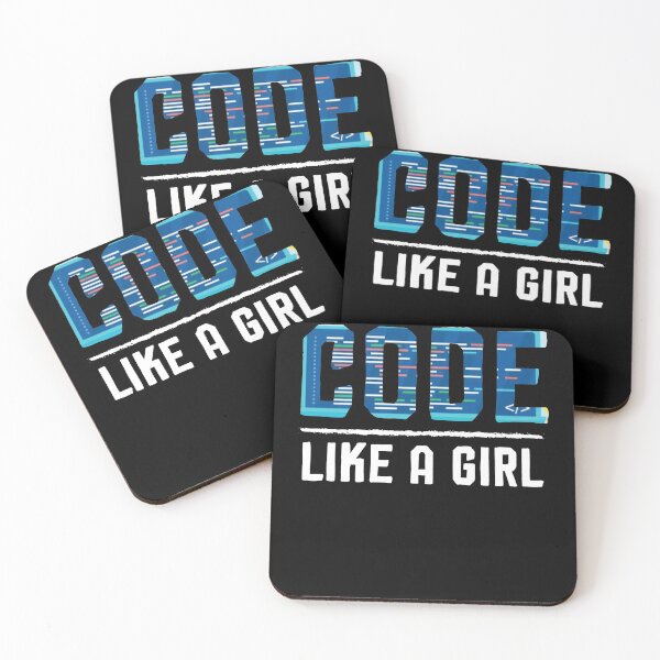 Item preview, Code Like A Girl, Female Coder Gift designed and sold by Noussairox.