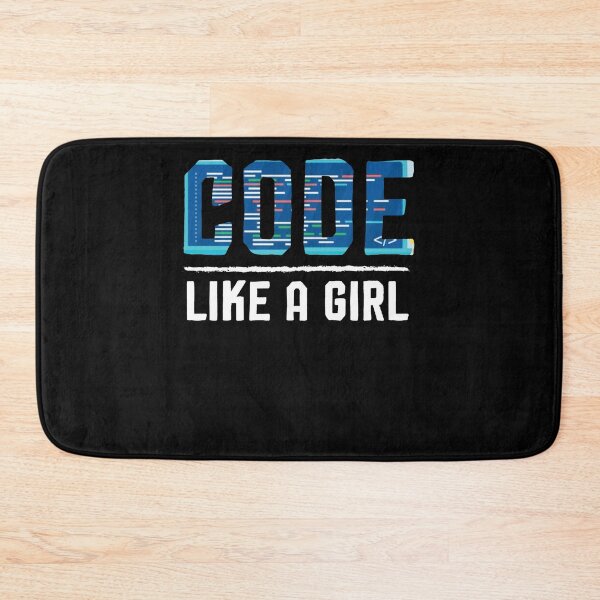 Item preview, Code Like A Girl, Female Coder Gift designed and sold by Noussairox.