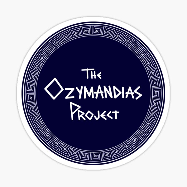 Ozymandias Project Circle Logo Sticker