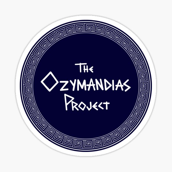 Ozymandias Project Circle Logo Sticker