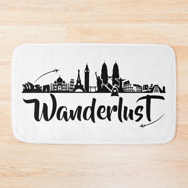 Item preview, World Traveler Wanderlust - Iconic Destinations - Traveler , World Travel , Globetrotter , World Traveler , Travel, International Travel designed and sold by VisionQuestArts.