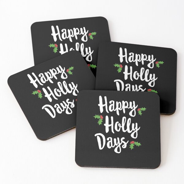 Item preview, Happy Holly Days Funny Christmas Long Sleeve Shirt Xmas designed and sold by derekvella.