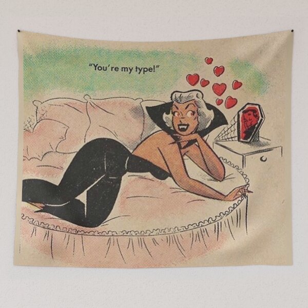 Item preview, You're My Type (Vintage Comic Art) designed and sold by zrvby.