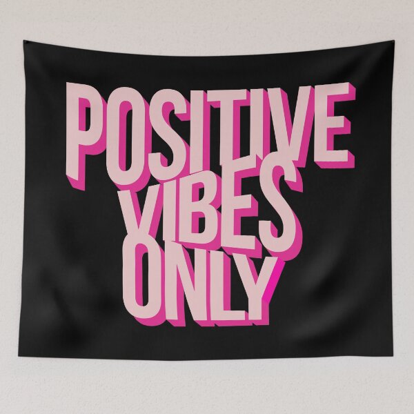 Item preview, Universal Vibe - Positive Vibes Only - Pink designed and sold by crazycollective.