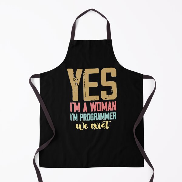 Item preview, Yes I'm A Woman Yes I'm Programmer we exist ,Strong Female Programmer designed and sold by Noussairox.