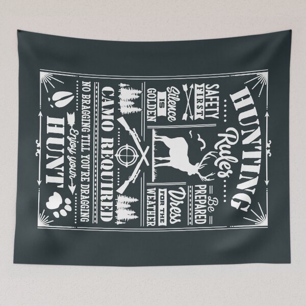 Item preview, Hunting Rules List designed and sold by KrisSidDesigns.