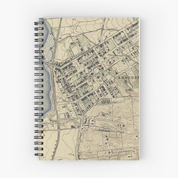 Item preview, Vintage Anacostia DC Map (1892) Vintage District of Columbia Neighborhood Atlas designed and sold by BravuraMedia.