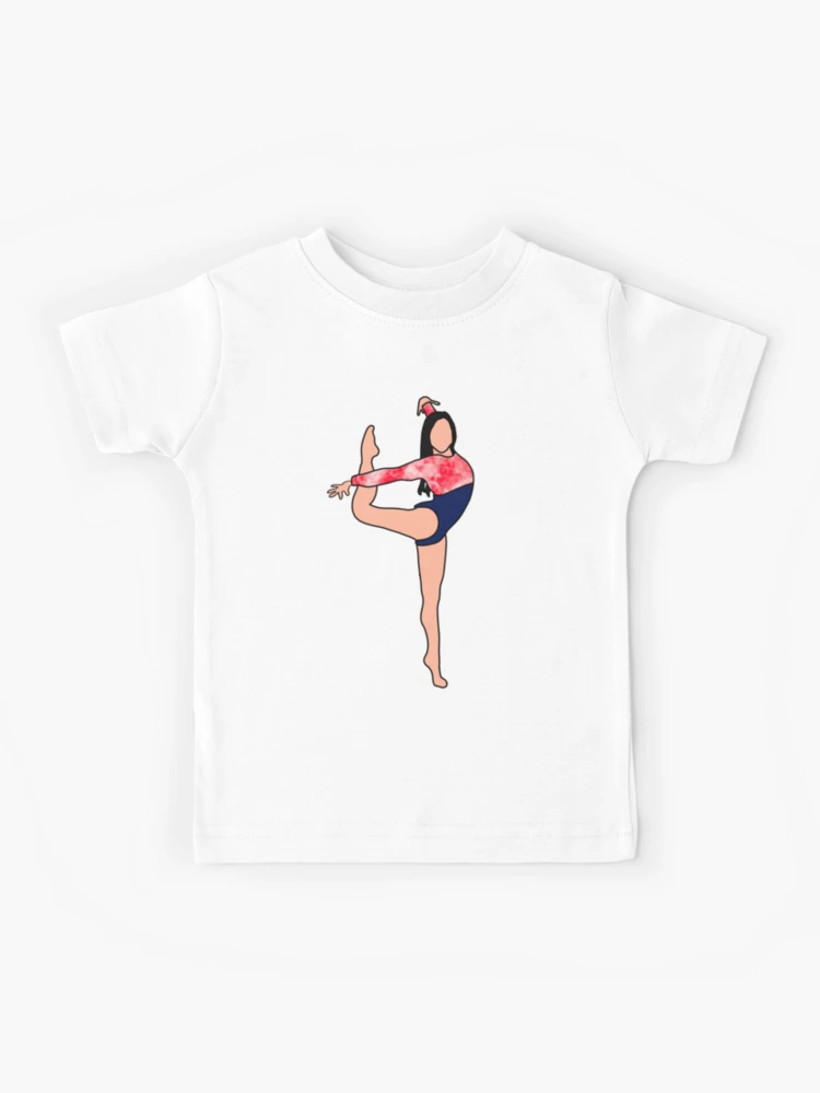 【破格値下げ】 ra,kids_tee,x900,FFFFFF: Gymnastics