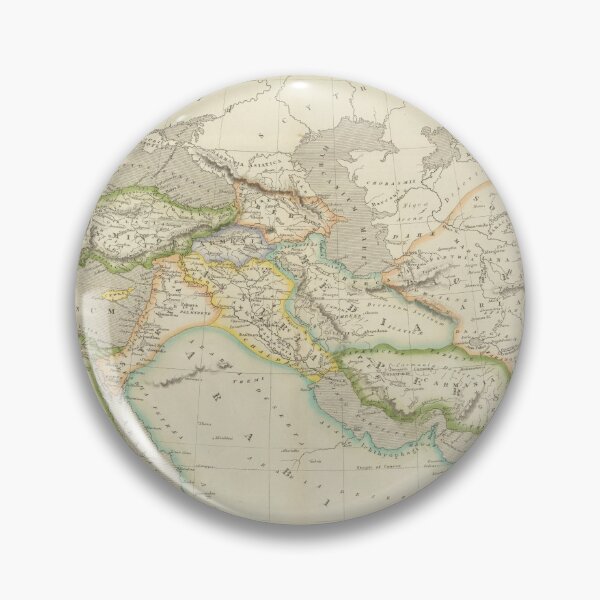 Item preview, Vintage Persian Empire Map (1844) Ancient Babylonian Civilization Atlas designed and sold by BravuraMedia.