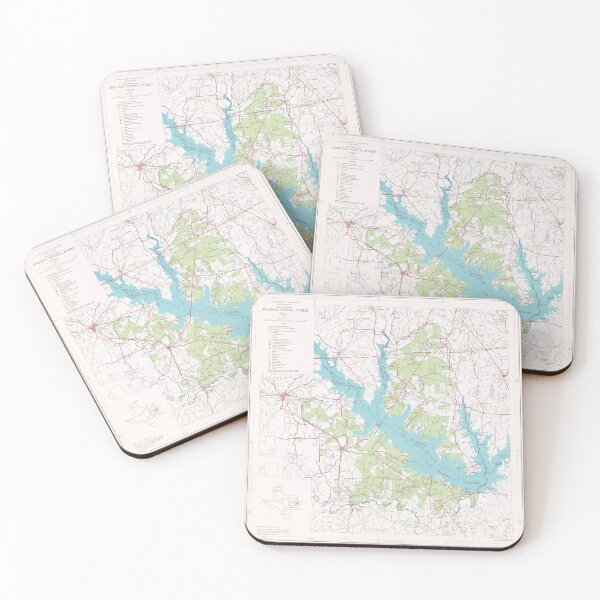 Item preview, Angelina National Forest Map (1974) Vintage Texas Woodland Reserve Atlas designed and sold by BravuraMedia.