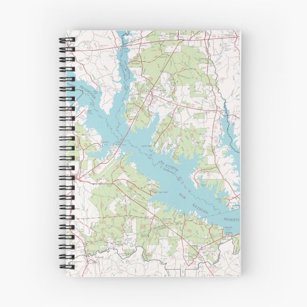 Item preview, Angelina National Forest Map (1974) Vintage Texas Woodland Reserve Atlas designed and sold by BravuraMedia.