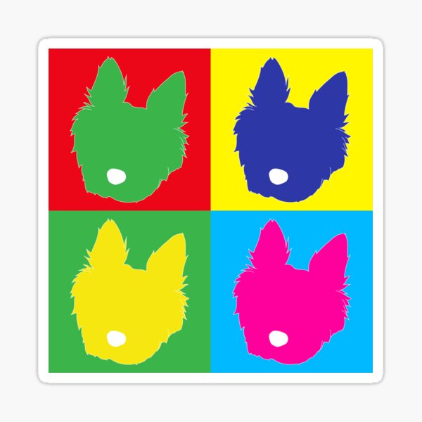 Colour Pup Art! Sticker