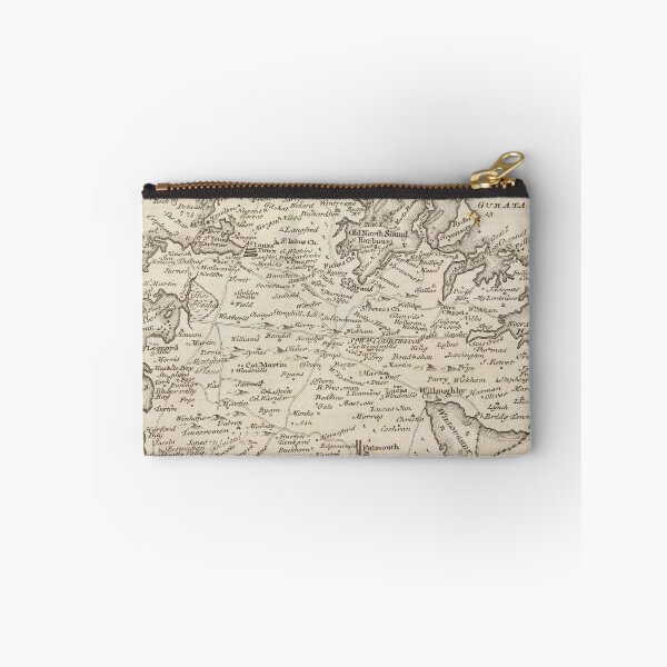Item preview, Old Antigua Map (1747) Vintage Waladli Island Atlas designed and sold by BravuraMedia.