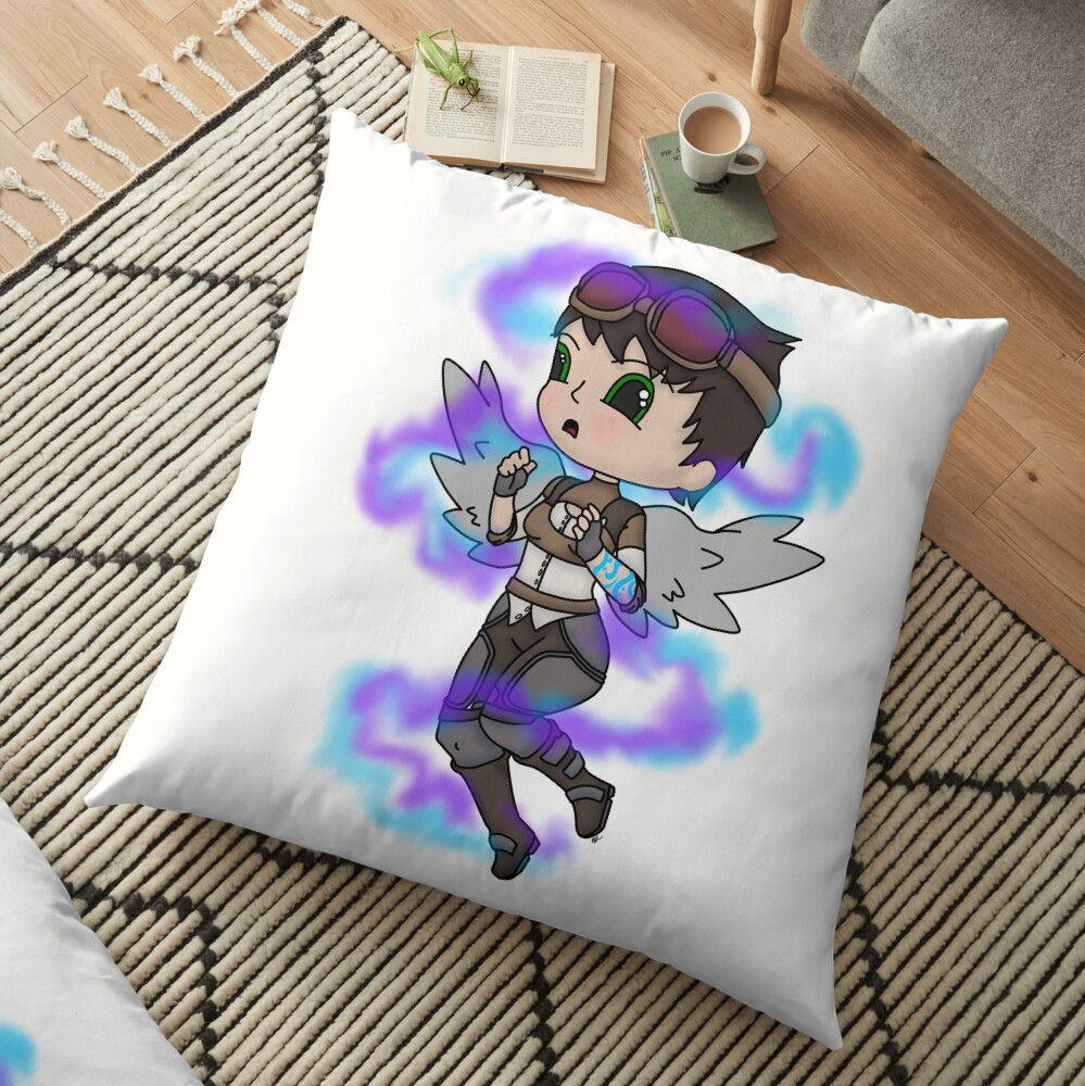 Chibi tannis fan art Floor Pillow