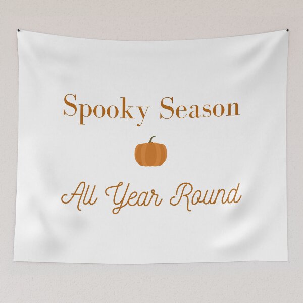 Item preview, Spooky Season All Year Round w/Pumpkin designed and sold by ShaunSandhu.