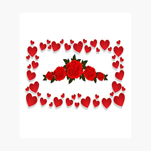 Aperçu de l'œuvre rose coeur . créée et vendue par Kweeuu.