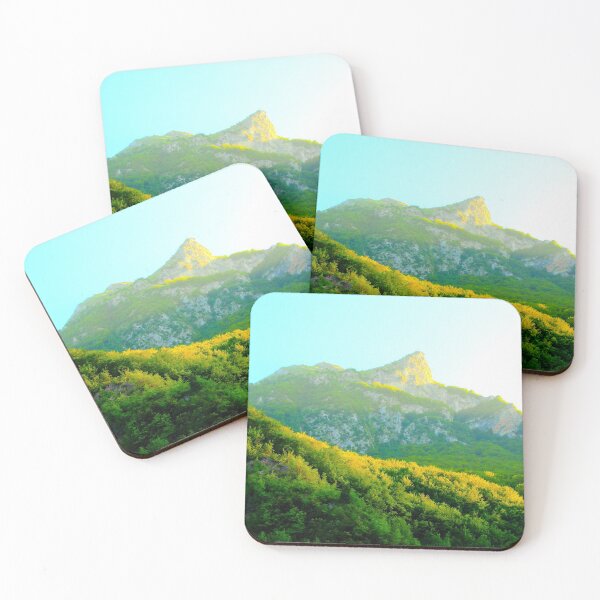 Item preview, Sibillini mountains with a crest resembling a side face designed and sold by Kristina Drozd.