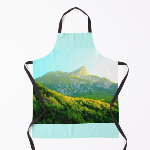 Item preview, Sibillini mountains with a crest resembling a side face designed and sold by Kristina Drozd.