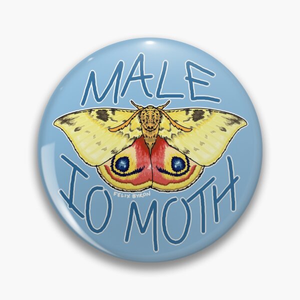 Item preview, Male Io Moth designed and sold by hellllbent.