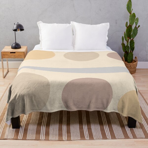 Item preview, Neutral abstract art, circle geometric art designed and sold by hvasilevshop.