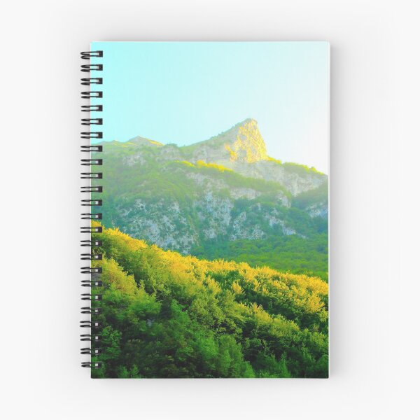 Item preview, Sibillini mountains with a crest resembling a side face designed and sold by Kristina Drozd.