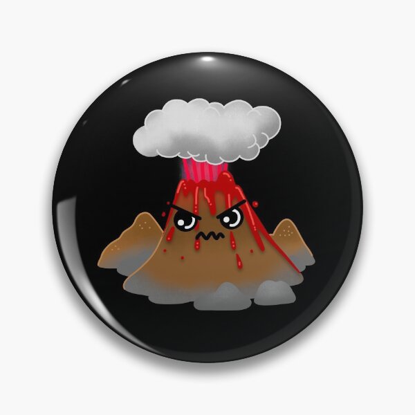 Item preview, Cute exploding volcano! designed and sold by jazzydevil.