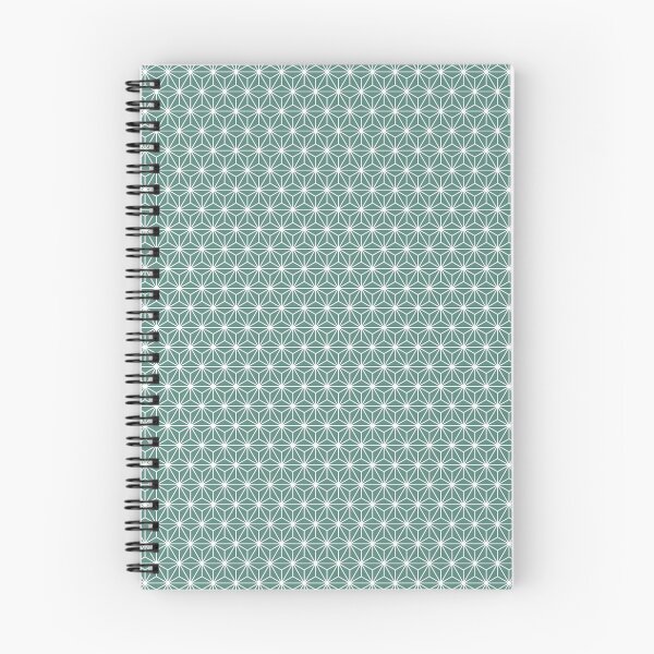Item preview, Wintergreen Dream Green Asanoha - Japanese Traditional Pattern designed and sold by KinitaDesign.
