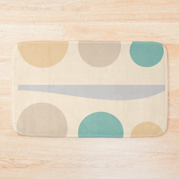 Item preview, Neutral abstract art, pastel colors, turquoise, beige, brown and grey designed and sold by hvasilevshop.