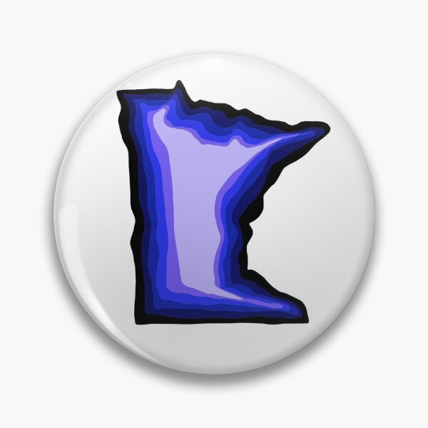 Aperçu de l'œuvre Bleu et violet Minnesota MN créée et vendue par hopecope.