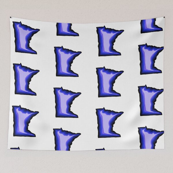 Item preview, Blue and Purple Minnesota MN designed and sold by hopecope.