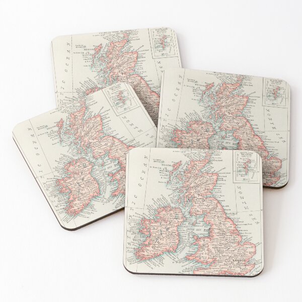 Item preview, Scotland,  vintage, map, for men and women designed and sold by SleeplessLady.