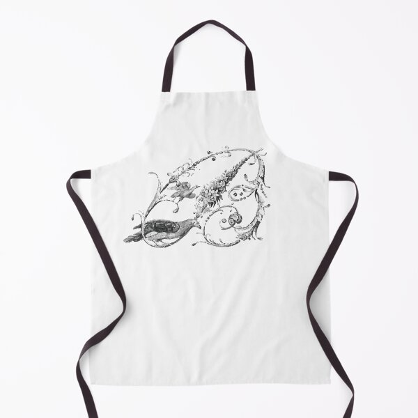 Item preview, B Beautiful Bird Calligraphy Initial Monogram Sticker designed and sold by VntgDesignCo.
