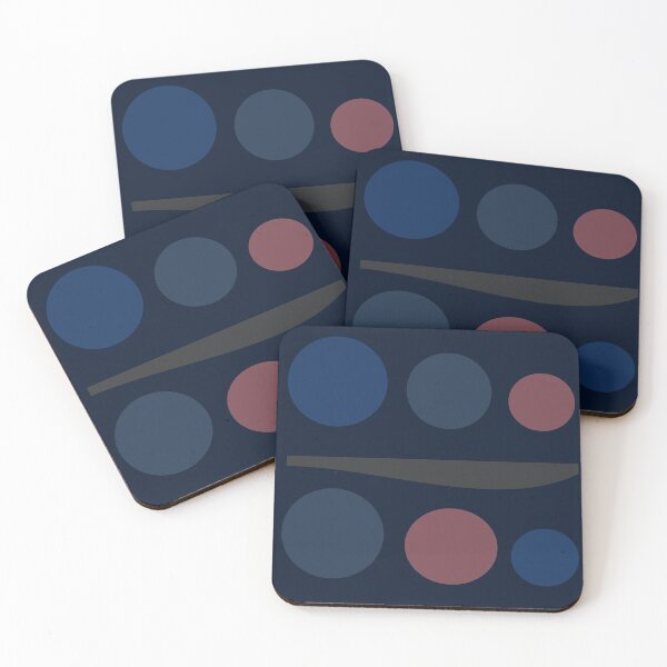 Item preview, Dark colors abstract art, modern art, circles designed and sold by hvasilevshop.