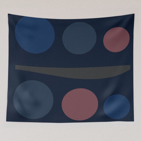 Item preview, Dark colors abstract art, modern art, circles designed and sold by hvasilevshop.